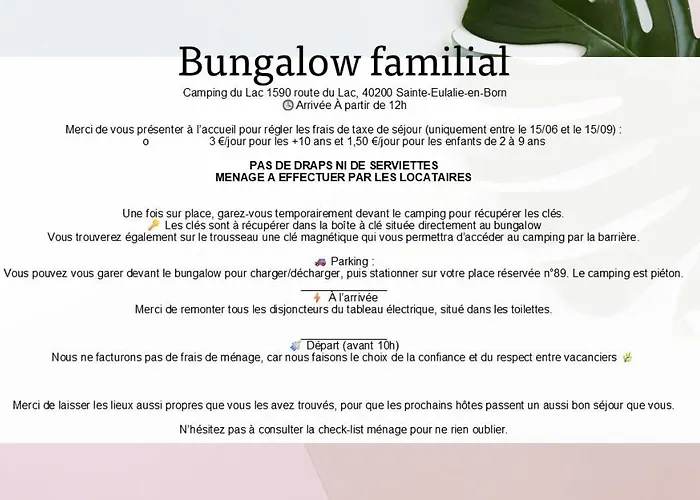 Bord De Biscarosse Campingplads Sainte-Eulalie-en-Born